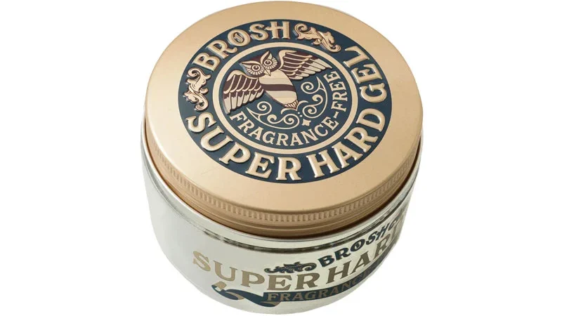 BROSH SUPER HARD GEL FRAGRANCE FREE の容器